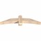 Ekena Millwork Bellingham Smooth Timber Gable Bracket, Douglas Fir, 60"W x 15"H x 5 1/2"D x 5 1/2"F, 6/12 Pitch GBW060X15X0606BEL00SDF - alternate 3